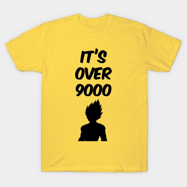 It’s over 9000 T-Shirt by WordFandom